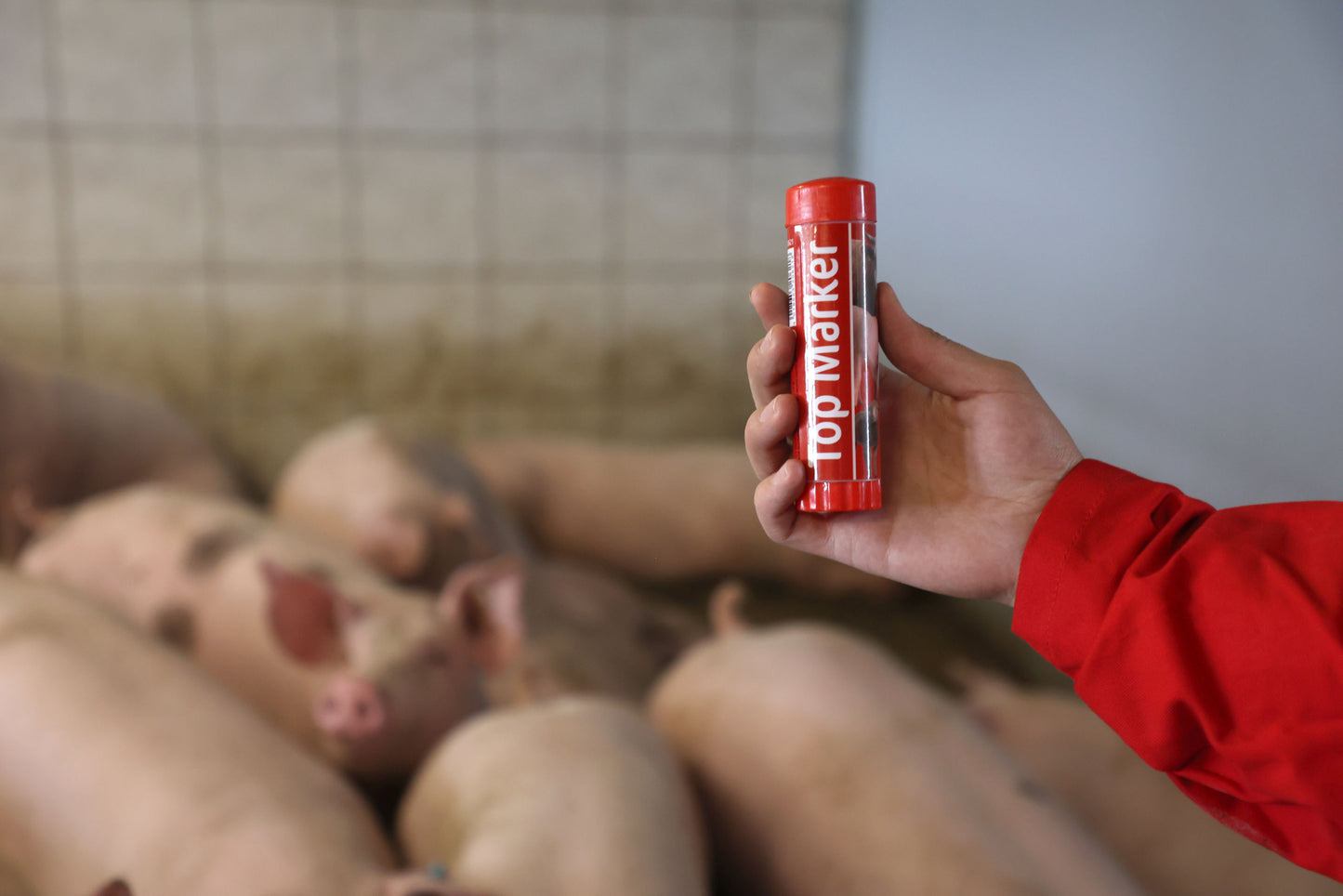 KREDA za oznacevanje TopMarker rdeca