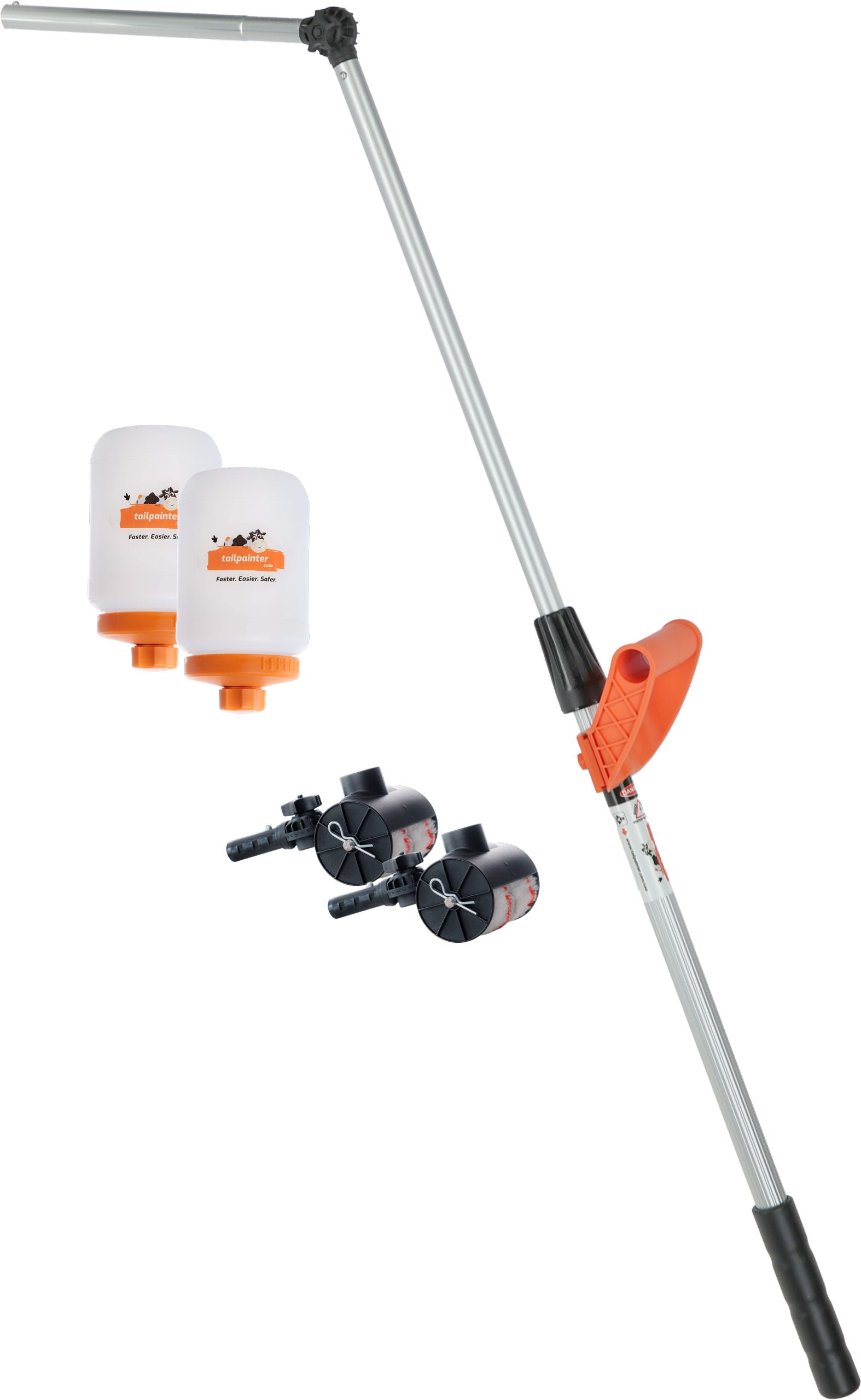 Aplikator Tailpainter DUO 2x posoda za barvo, 2x glava z