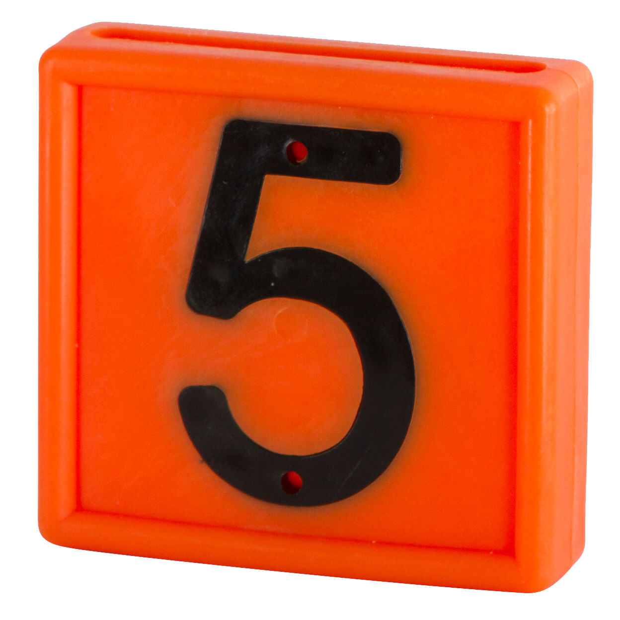 Številčnica, oranžna, št. 5, p za zankanje