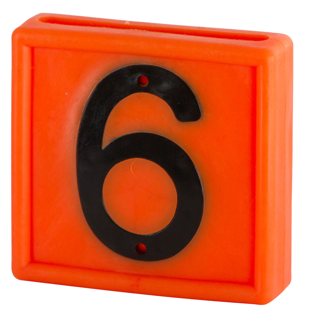 Številčnica, oranžna, št. 6 + za zankanje