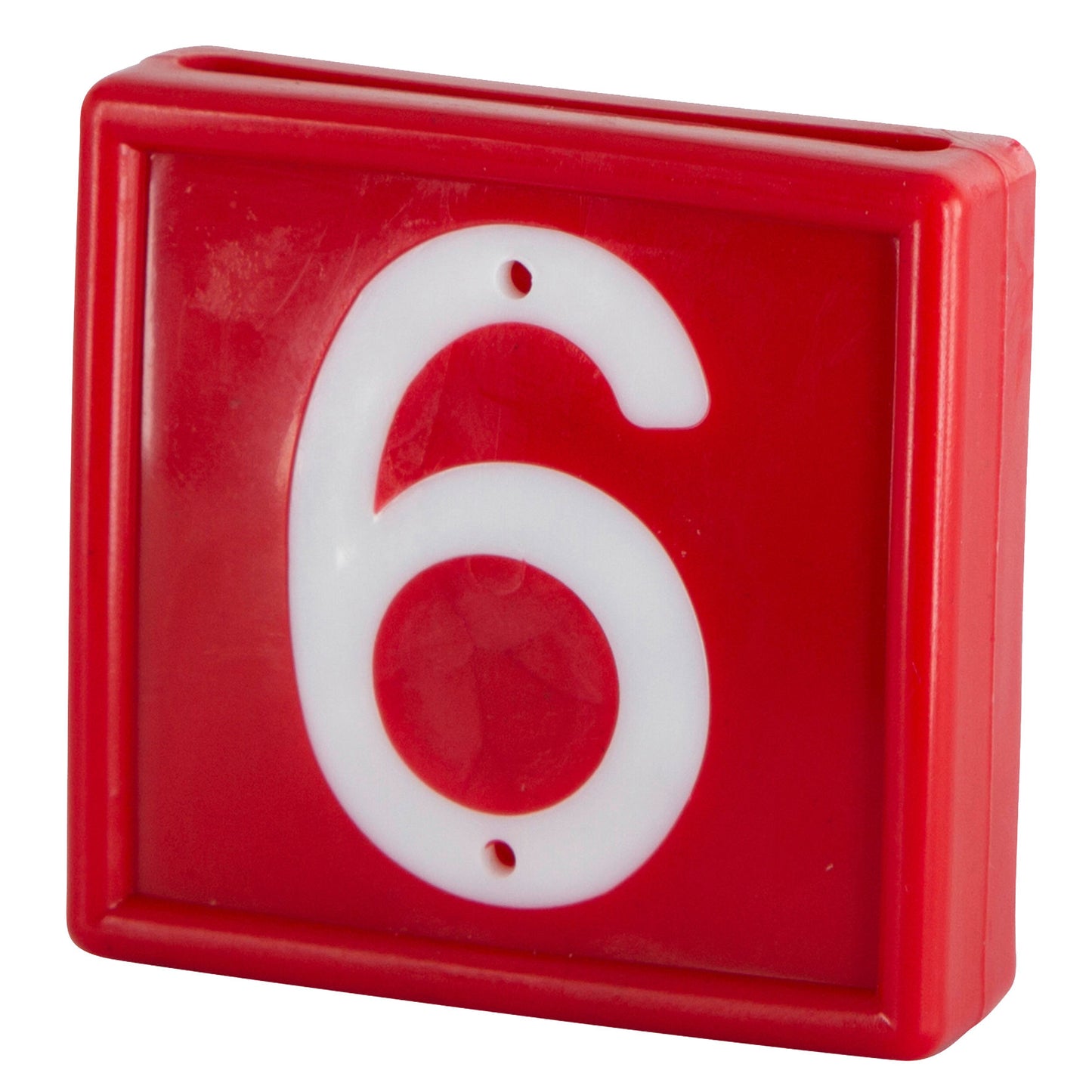 Številčnica, rdeča, št. 6 in 9 za zankanje