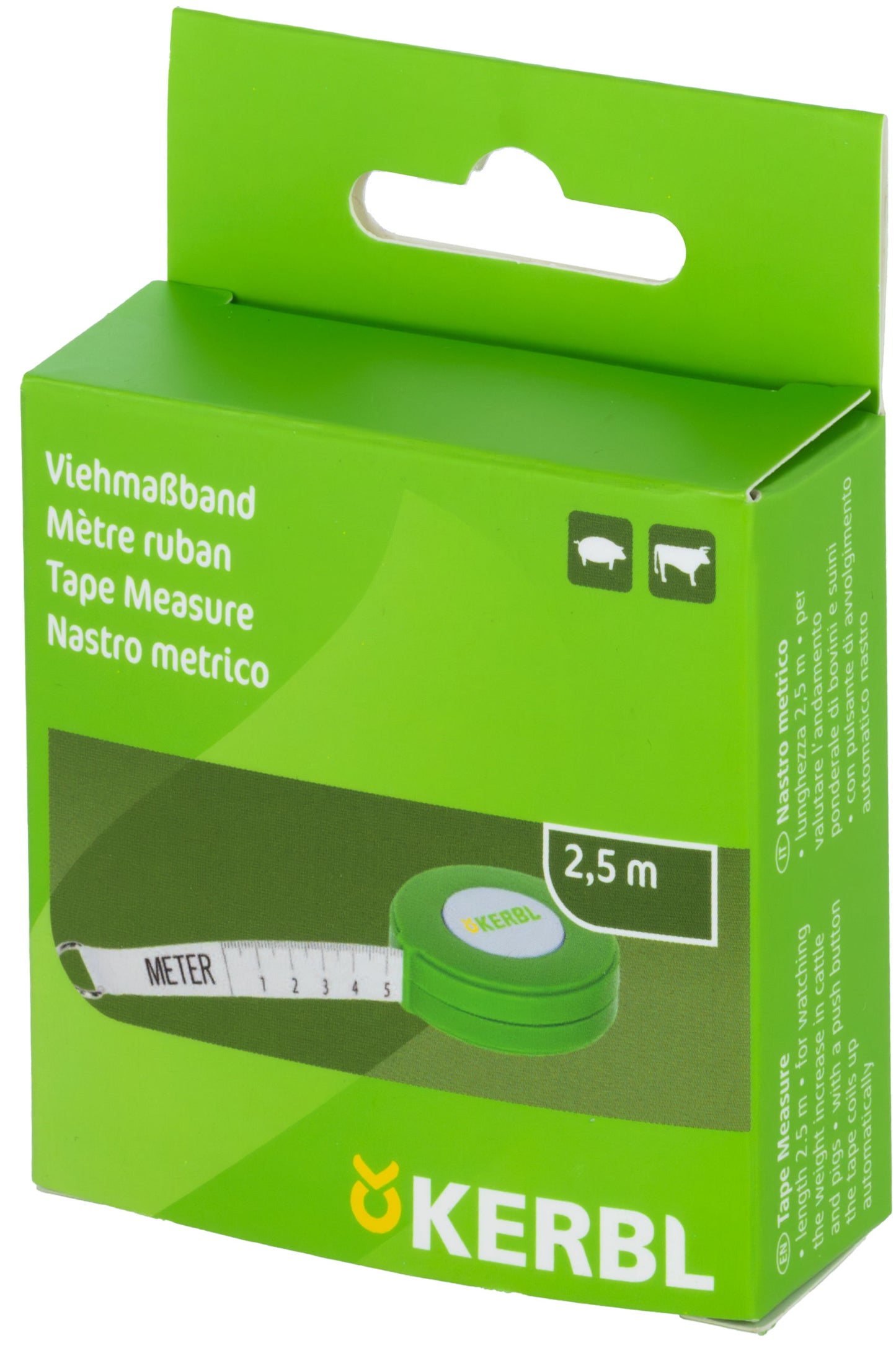 Merilni trak za govedo v plastičnem ohišju