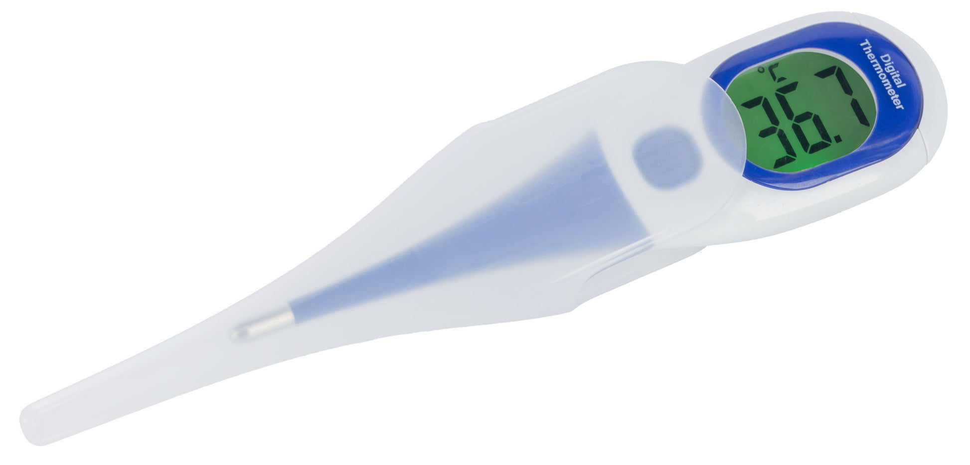 Termometer, vodoodporen, fleksibilna sonda, velik zaslo
