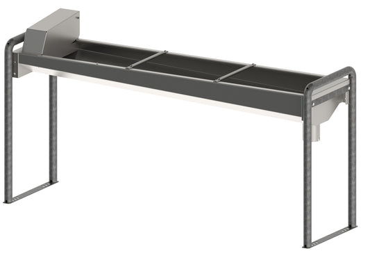 NAPAJALNO korito ogrevano talno 100cm - inox