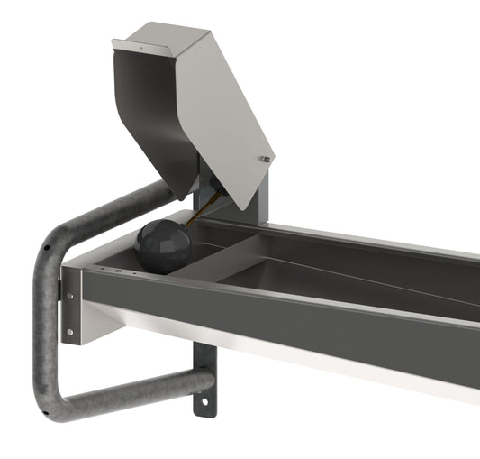 NAPAJALNO korito ogrevano stensko 100cm - inox