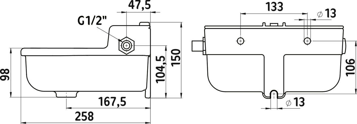NAPAJALNIK s plovcem - 3l