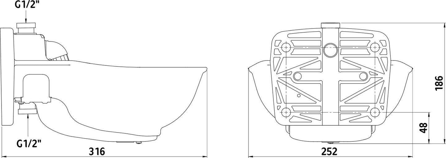 NAPAJALNIK HP20 ogrevan - cev. vent 230V/31W