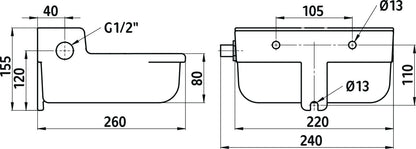 NAPAJALNIK s plovcem - 2l (nizek tlak)