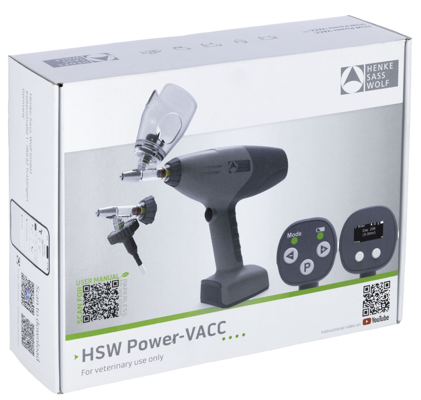HSW Power-VACC Pro Različica z prikazom, vklj. z
