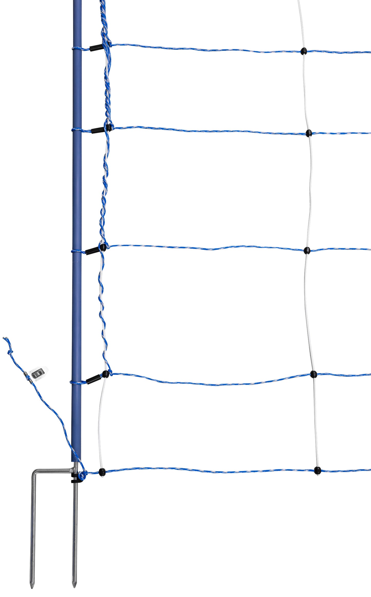 TitanNet Premium, plet., 50 m modra/bela, 122cm, dvojna kon.