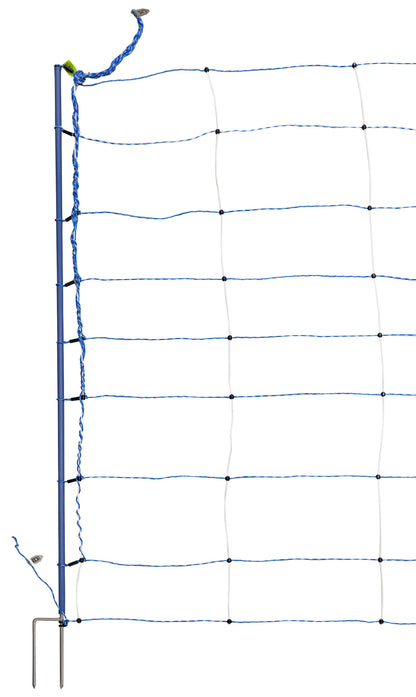 TitanNet Premium, plet., 50 m modra/bela, 122cm, dvojna kon.