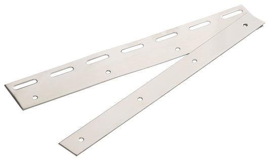 LETEV pritrdilna za PVC trak - inox 285mm