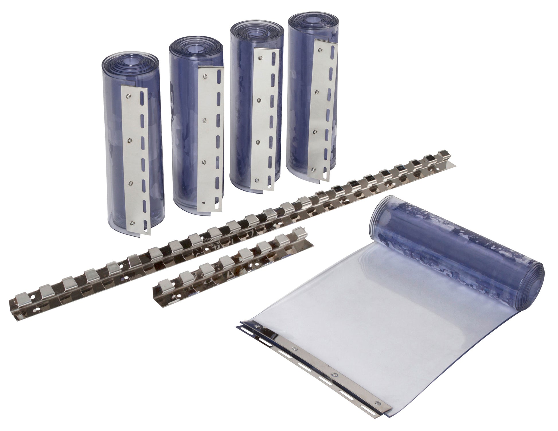 SET 5 PVC trakov za vrata 30cm x 225cm