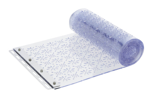 PVC trak za vrata proti mrcesu  30cm x 225cm - sestavljen