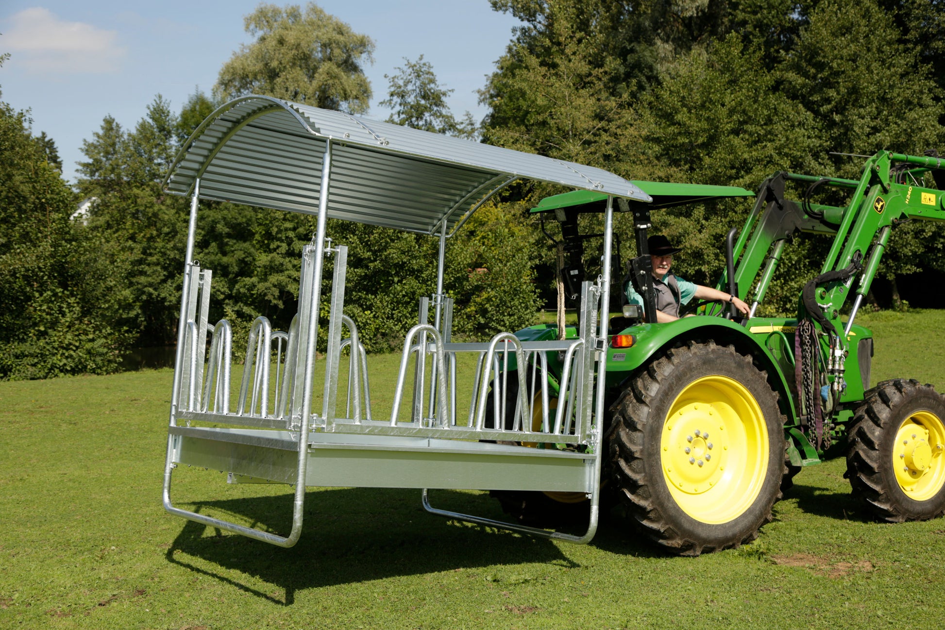 JASLI za bale za 12 živali - 2,3×2,3×2,5m standard