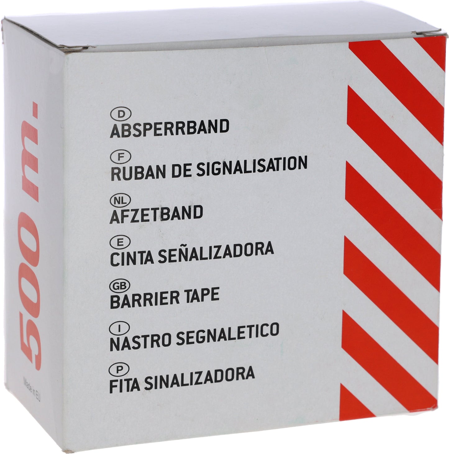 TRAK za oznacevanje rdec/bel 80mm - 500m