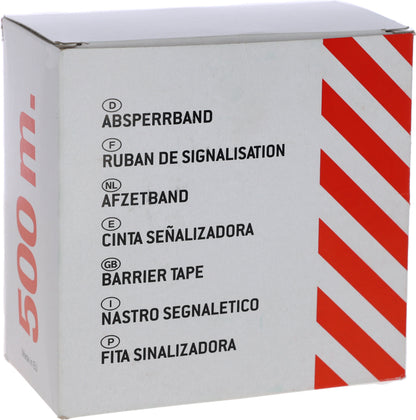 TRAK za oznacevanje rdec/bel 80mm - 500m