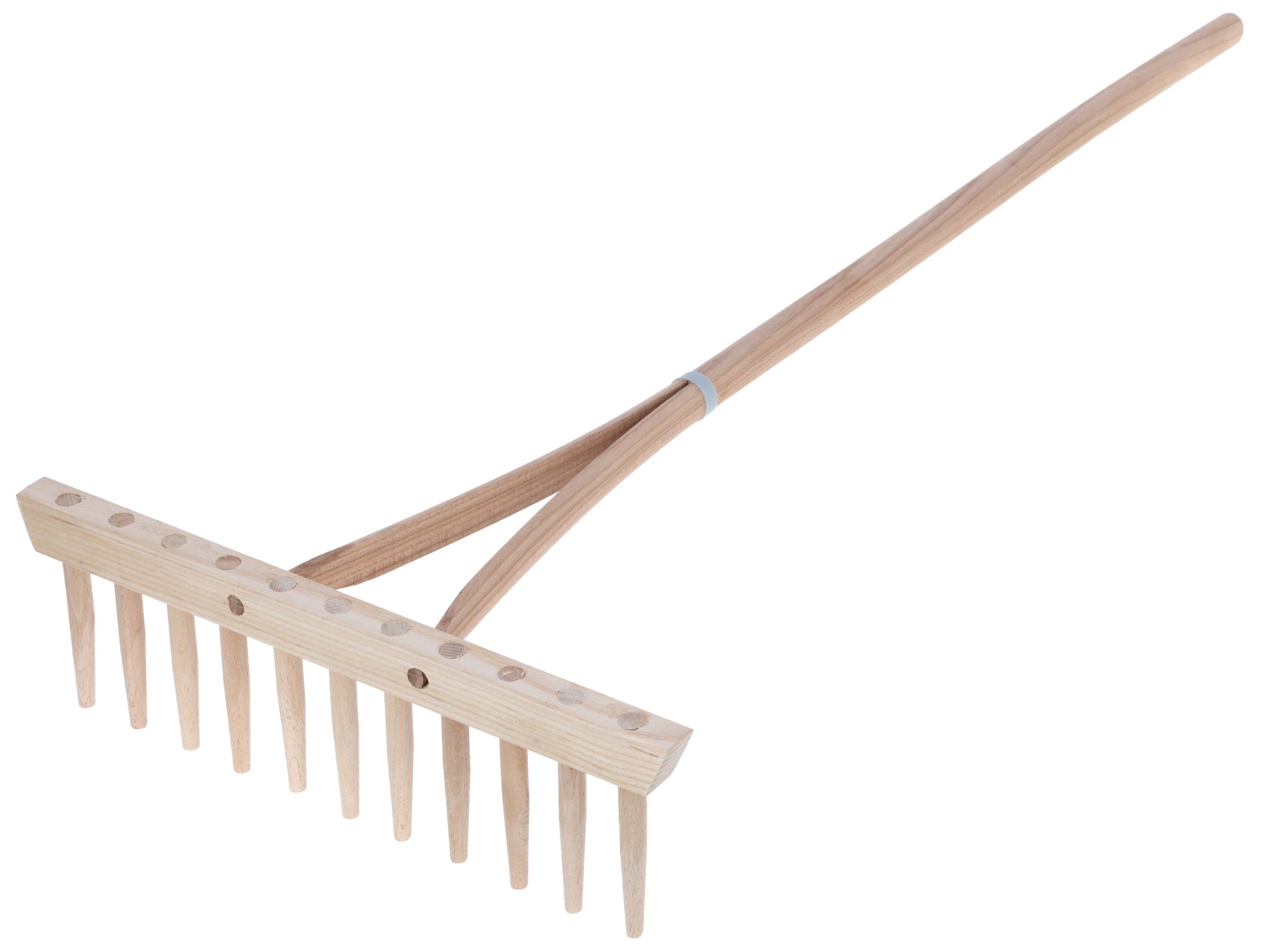 Lesene grablje mini z ročajem