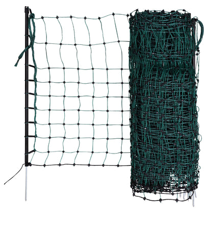 Zajčja mreža 12 m, zelena, 65 cm, enojna konica