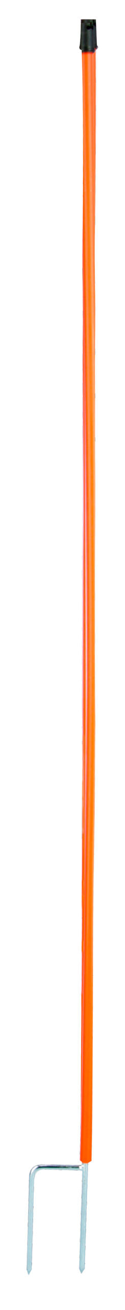 Nadomestni stebriček 106 cm dv za mreže za perutnino, oranžna