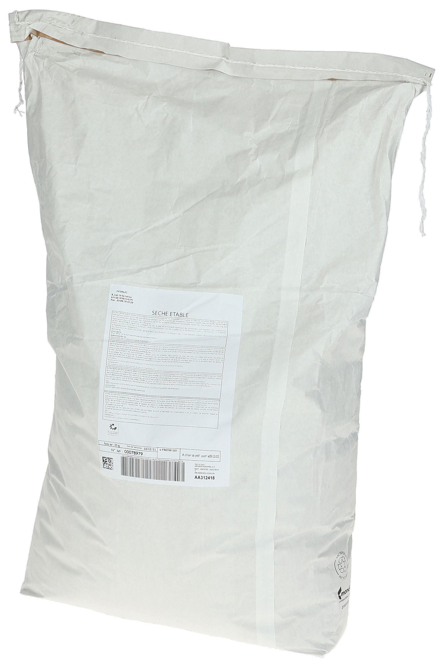 SUŠILNO sredstvo za hlev Seche-etable - 25kg
