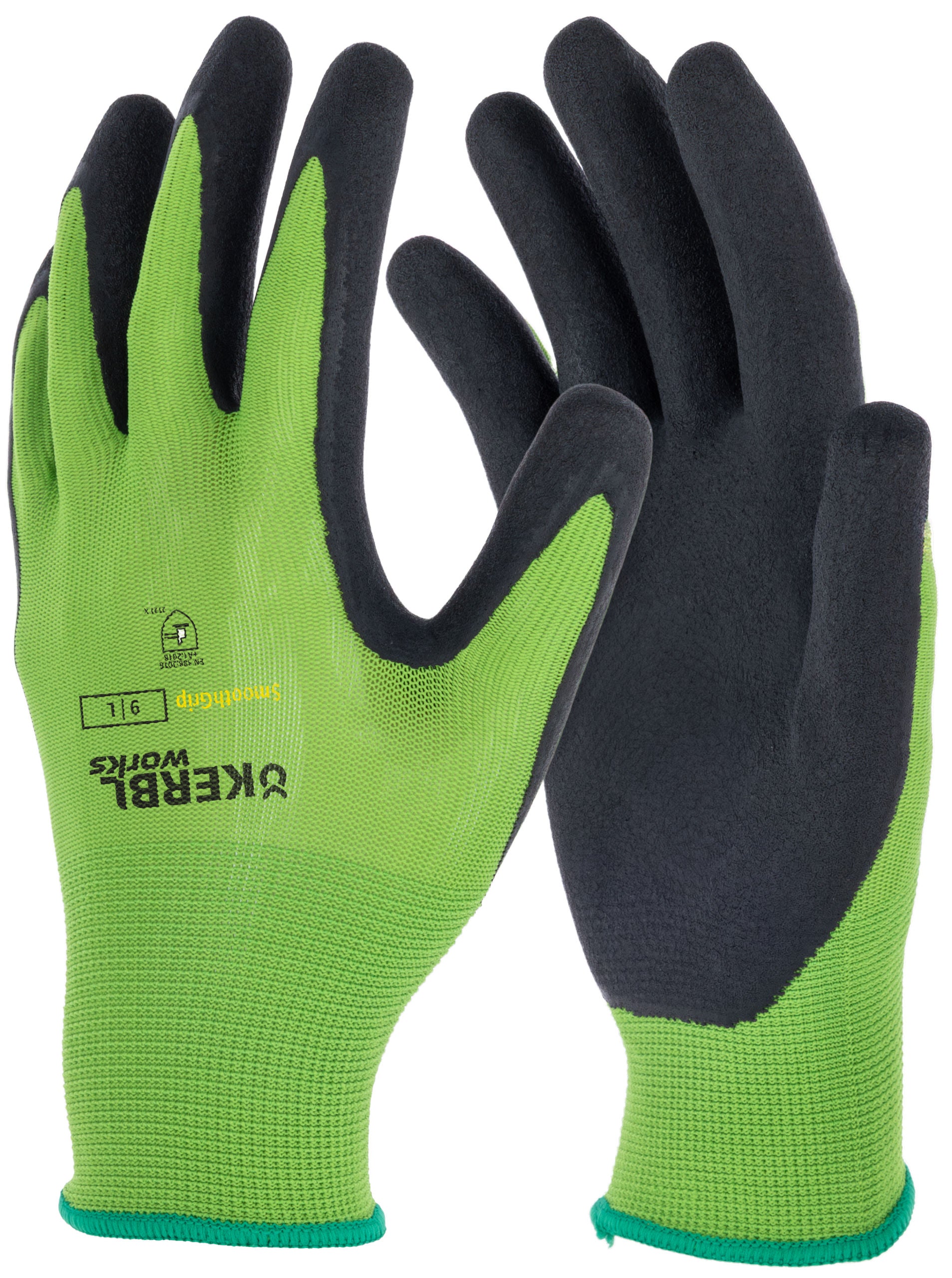 Smooth Grip zelena vel. 8/M penasta prevleka iz lateksa