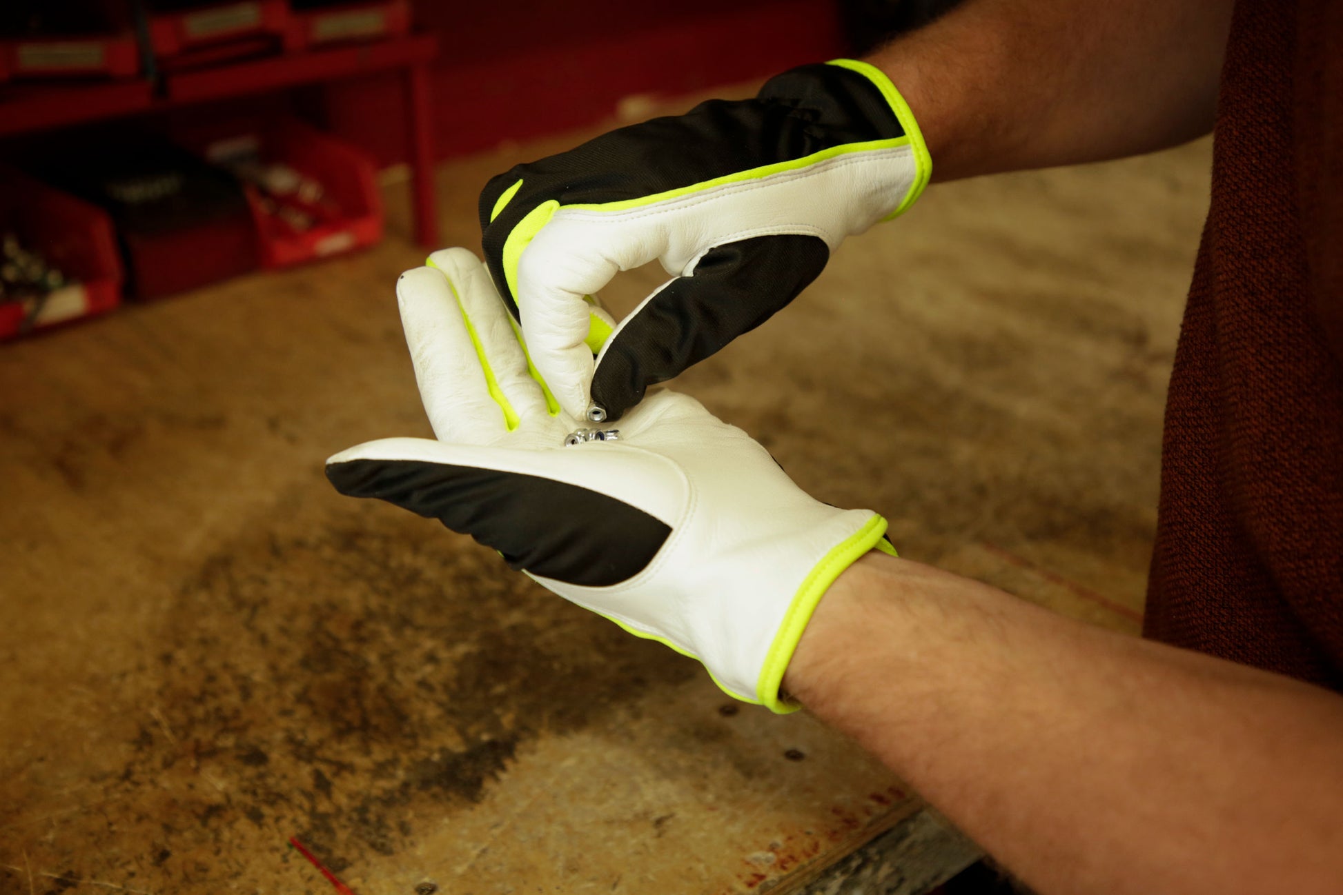 Rokavice Pan velikost 11/XXL kozje usnje, strojena brez