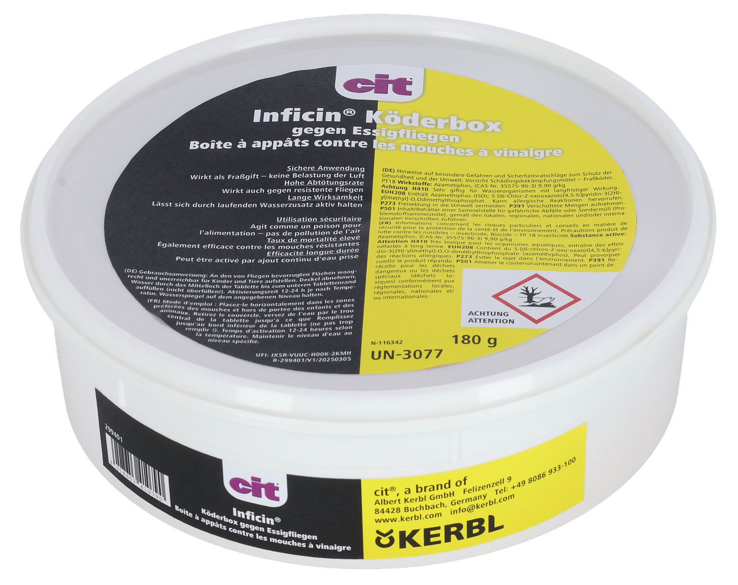 Cit Škatla za vabo Inficin pro 180 g