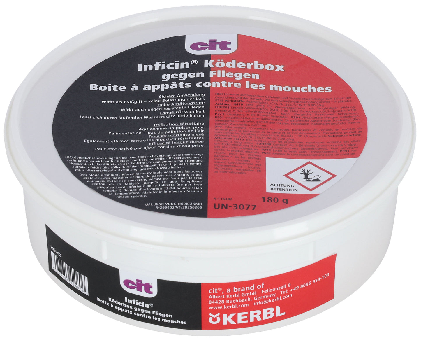 Cit Škatla za vabo Inficin pro 180 g