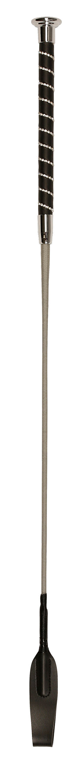 Bic z blešcicami za preskakovanje, 65 cm, srebrn
