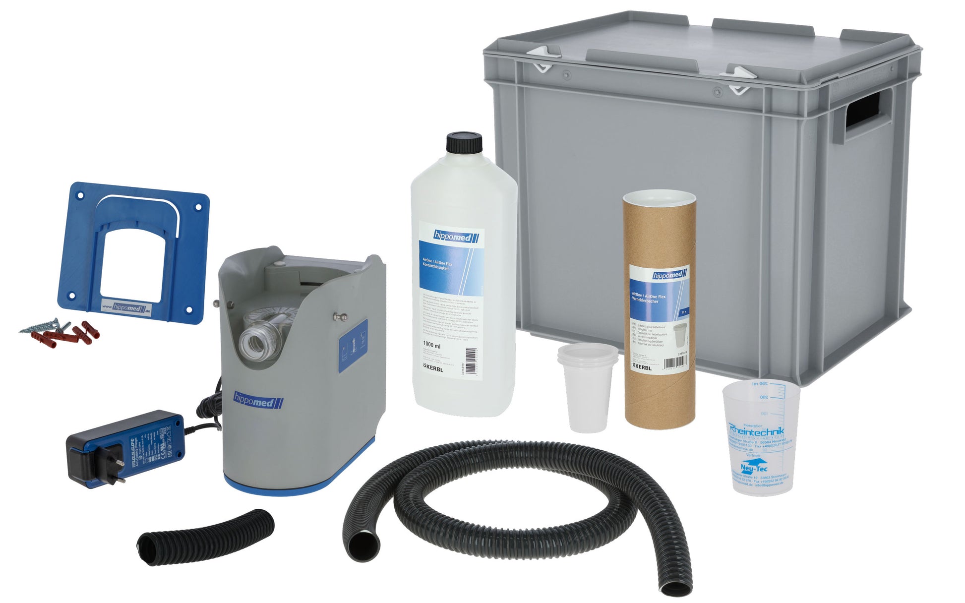 Baterijski ultrazvocni inhalator AirOne Flex komplet