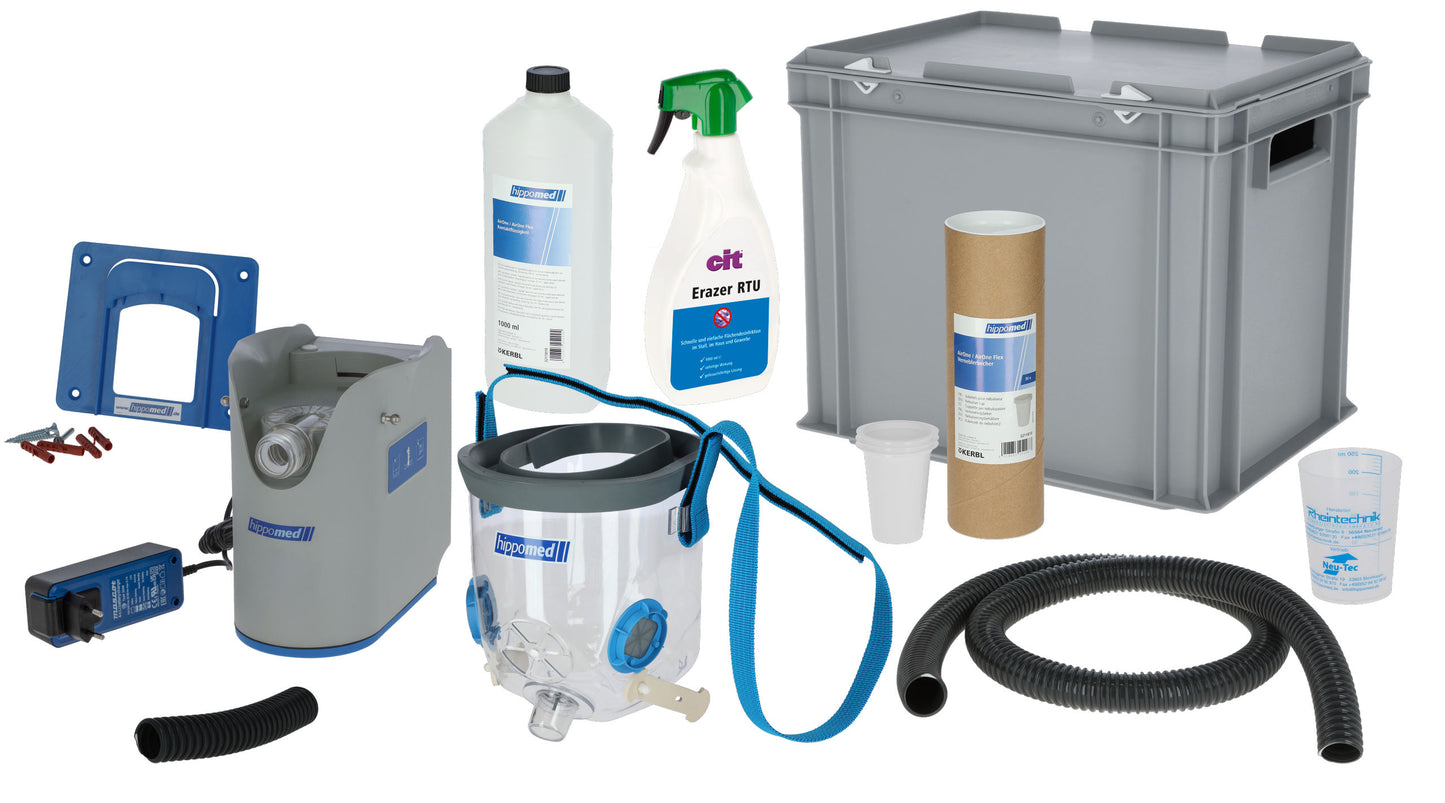 Baterijski ultrazvocni inhalator AirOne Flex komplet