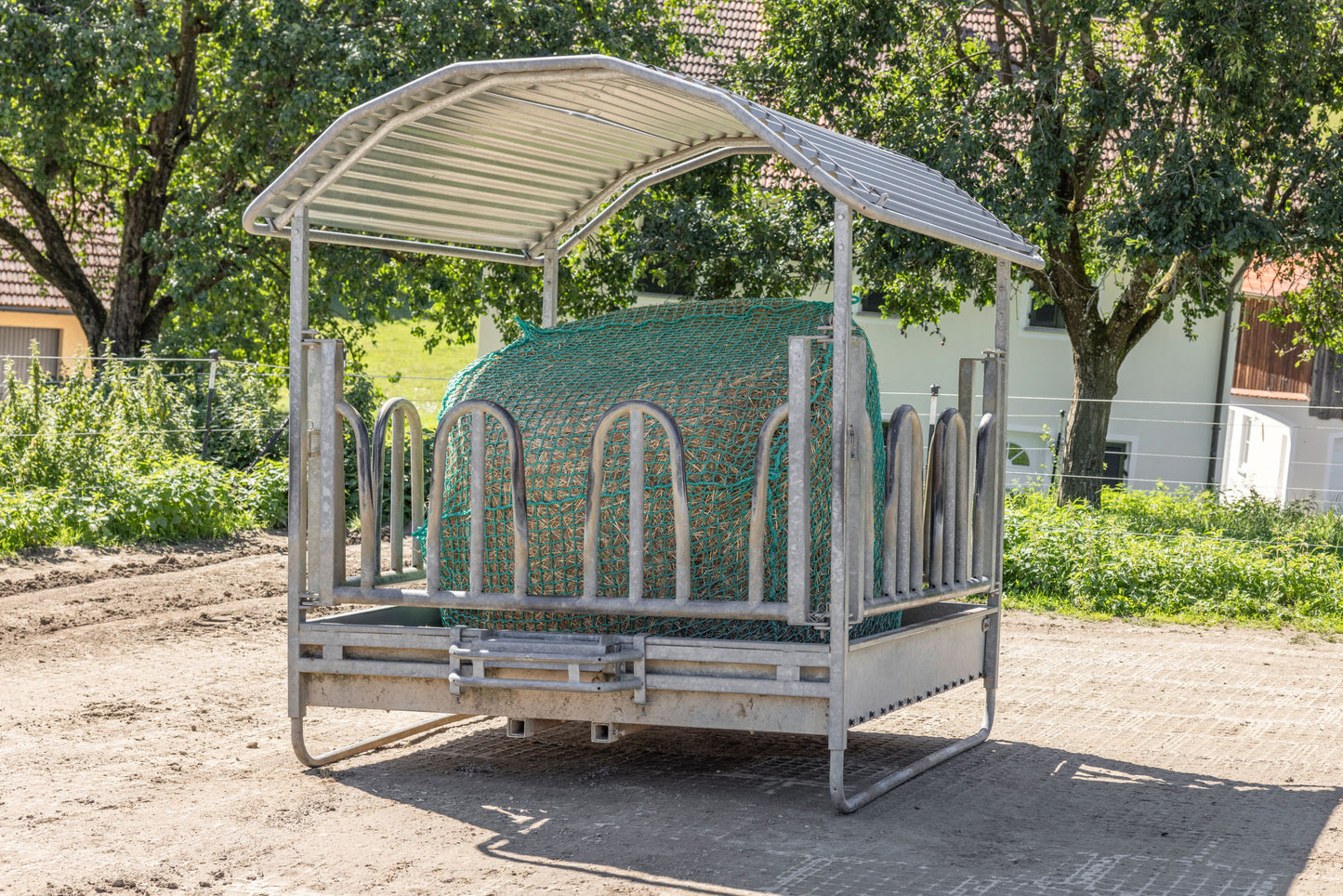 MREŽA za seno za okrogle bale za obešanje 160x125cm