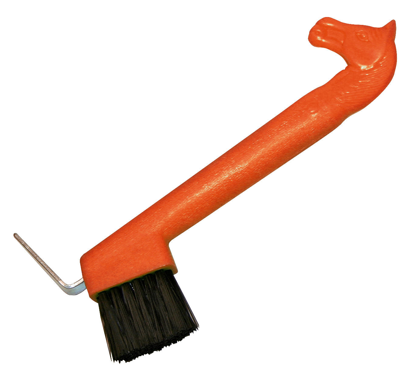 STRGALO za kopita s konj. Glavo oranžno