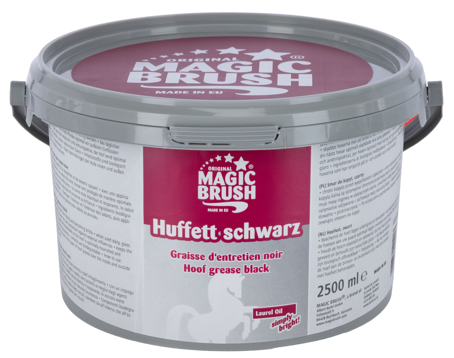MagicBrush mast za kopita črna v vedru