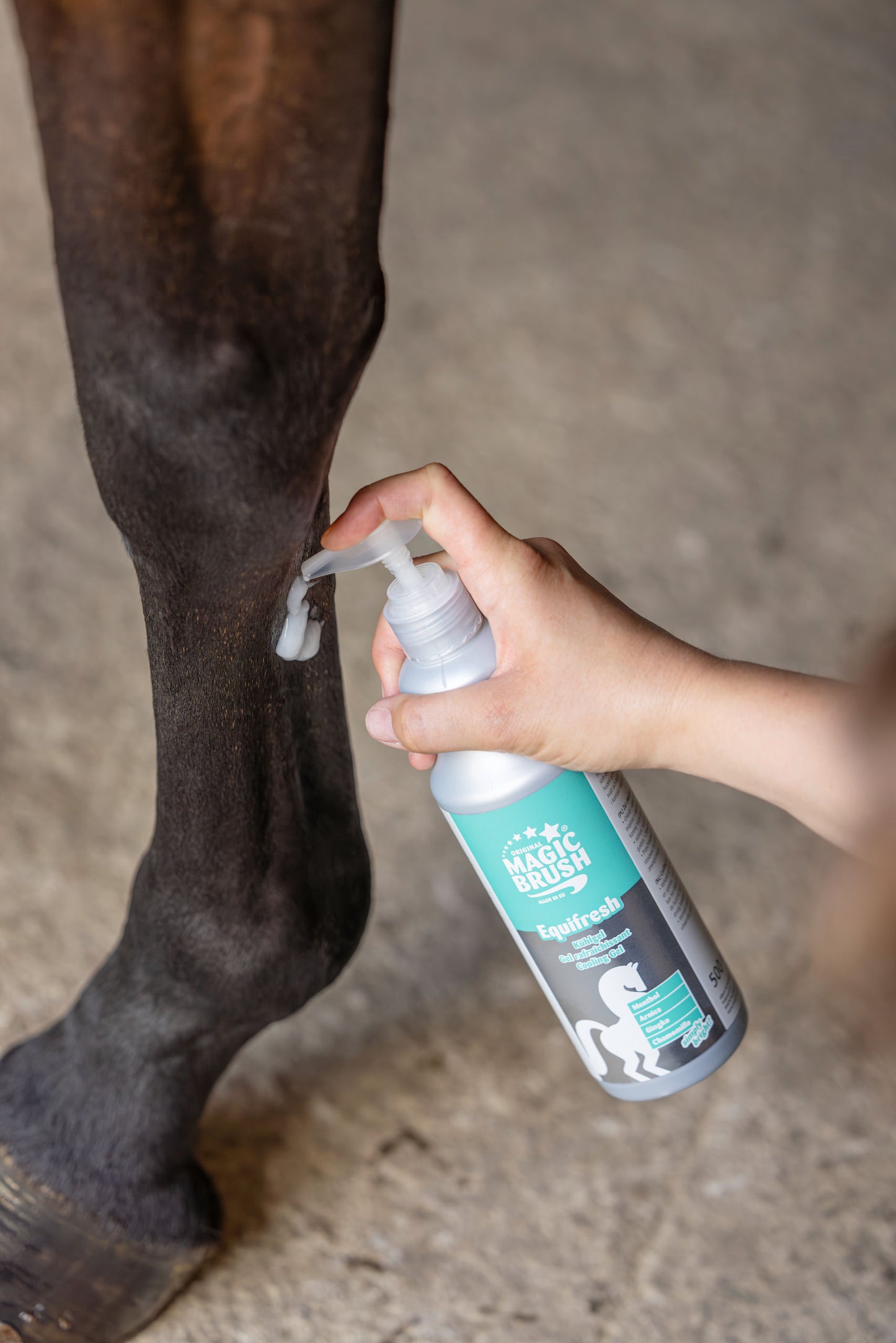 MagicBrush Equifresh, 500 ml Hladilni in aktivacijski gel
