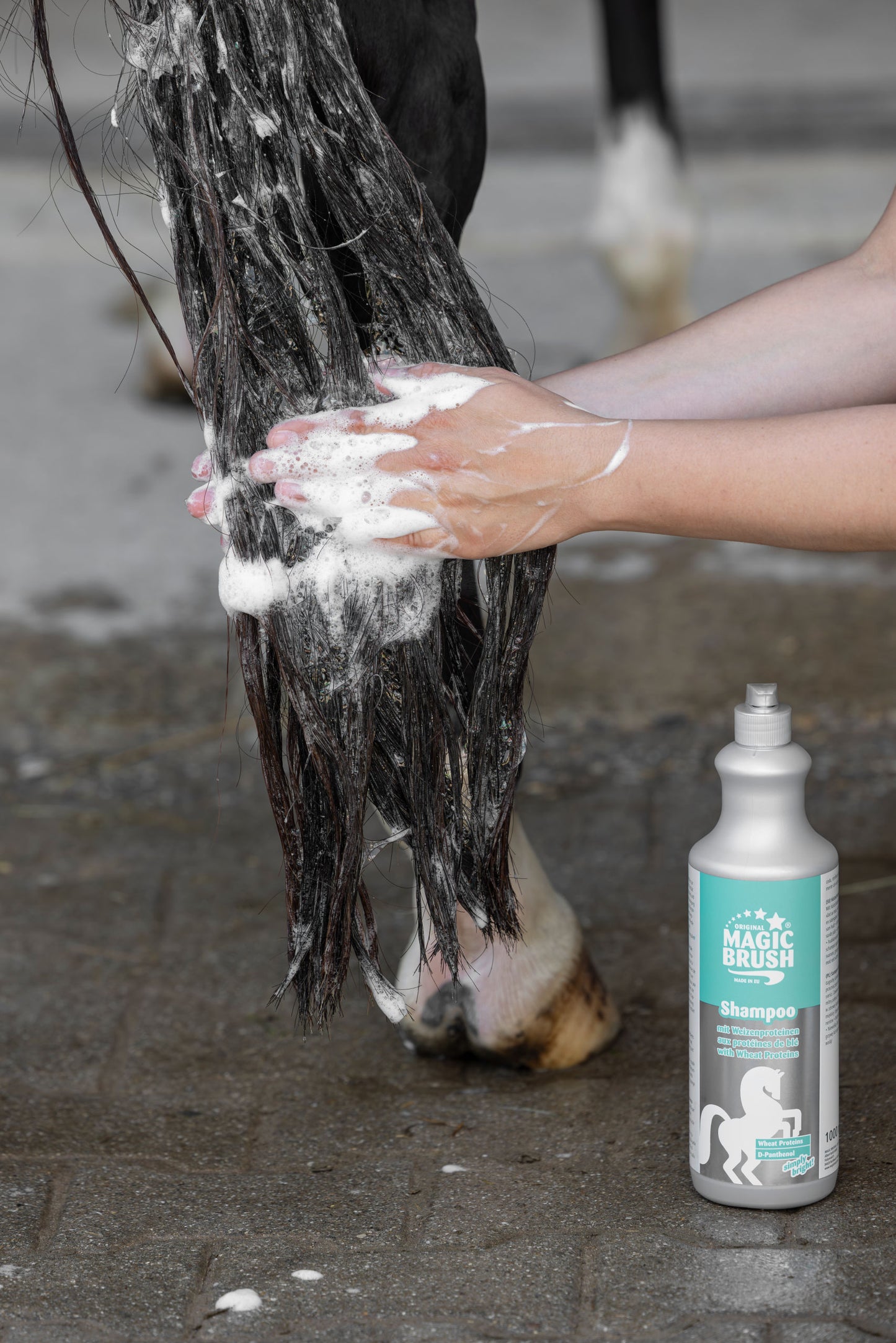 MagicBrush šampon za konje s Pšeničnimi proteini, 1000 ml