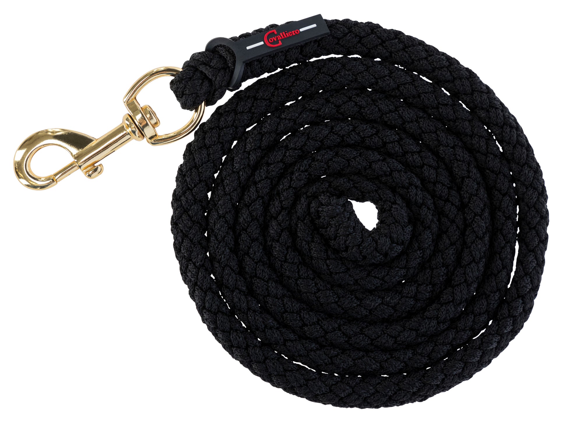 Svincena vrv TopLine, crna Snap hook