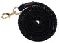 Svincena vrv TopLine, crna Snap hook
