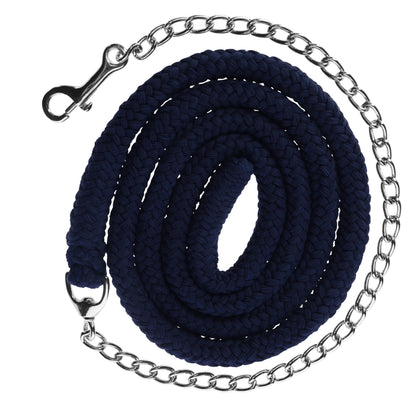 Bombažni povodec z verigo navy