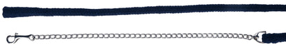 Bombažni povodec z verigo navy