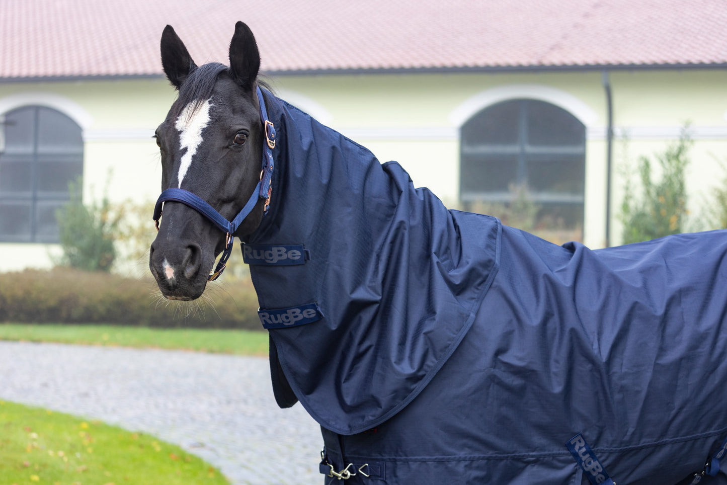 Vrat. del za konje RugBe Zero L, dark navy
