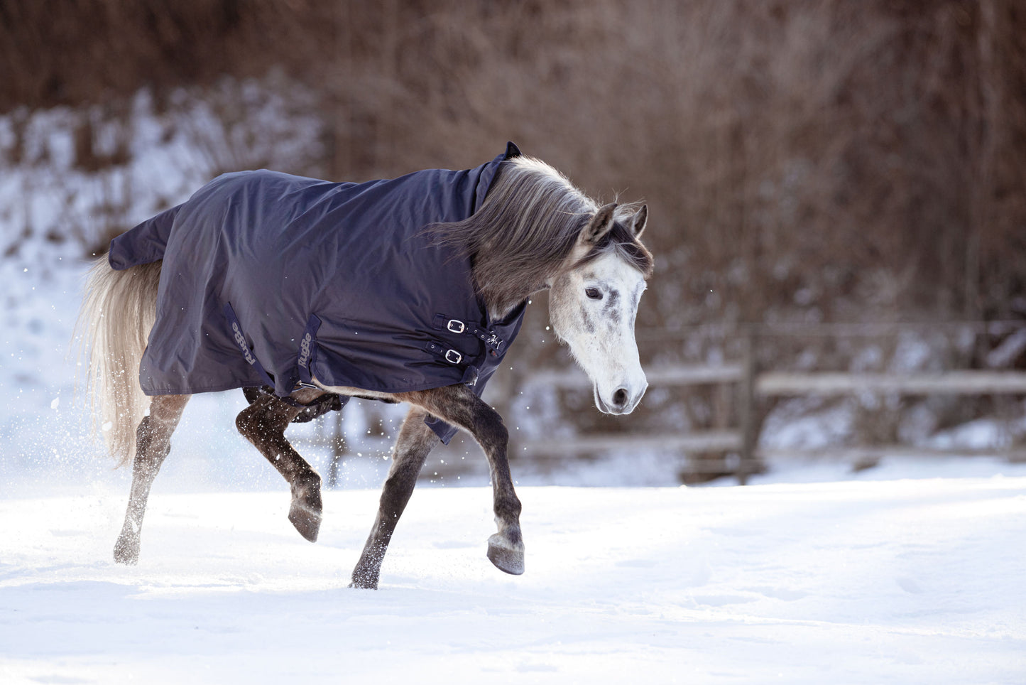 Zunanja odeja RugBe HighNeck dark navy, 145 cm