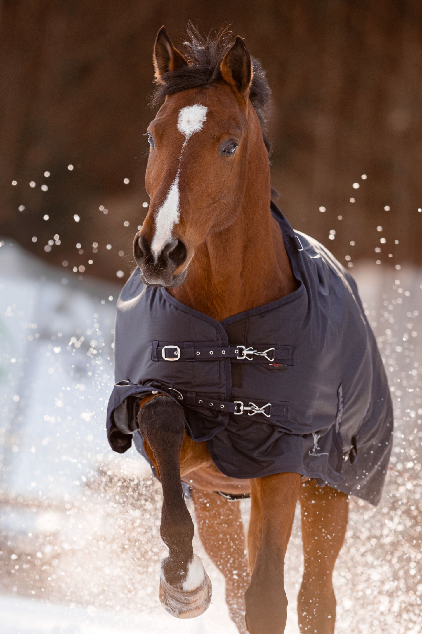 Zimska odeja RugBe IceProtect 200 g, dark navy, 155 cm