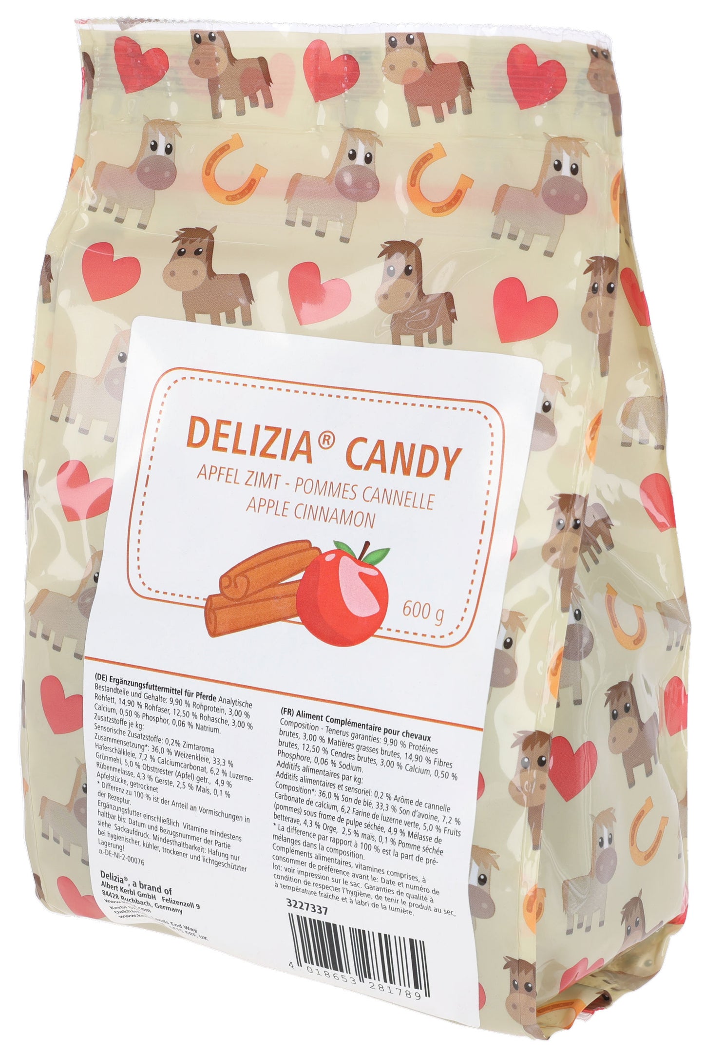 Delizia Candy jabolko/cinamon 600g