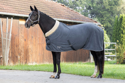 Odeja iz flisa RugBe Royal graphite, 135 cm