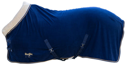 Odeja iz flisa RugBe Royal dark navy, 125 cm
