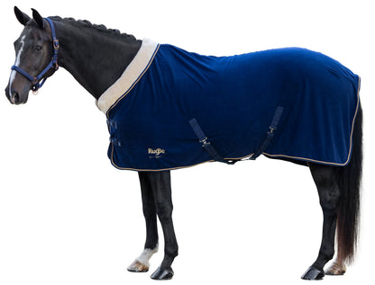 Odeja iz flisa RugBe Royal dark navy, 125 cm