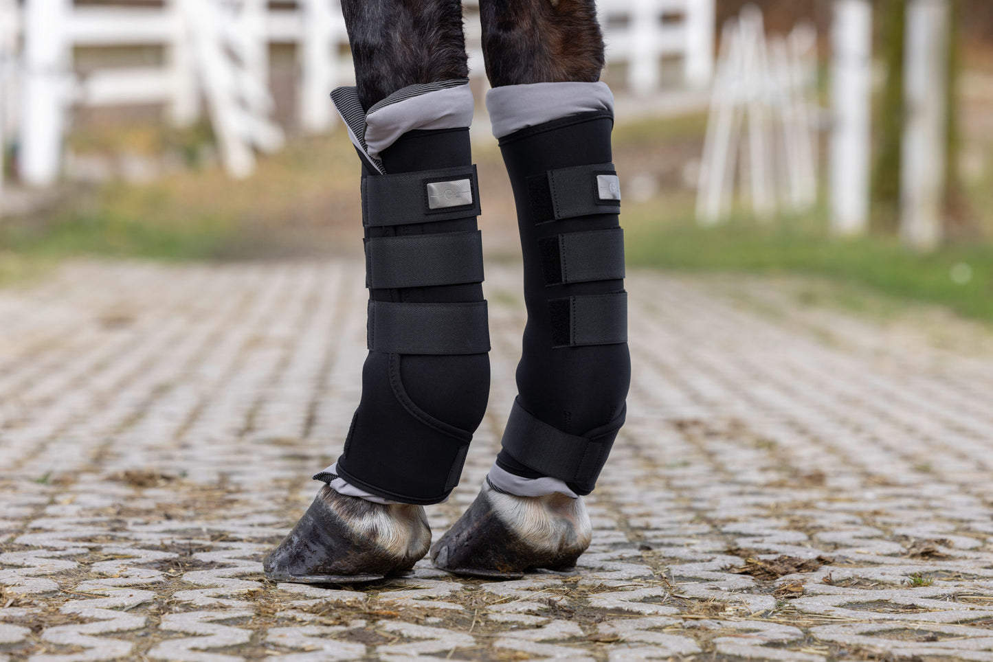 Hlevske gamaše CovallieroTherm Pony, par, crne