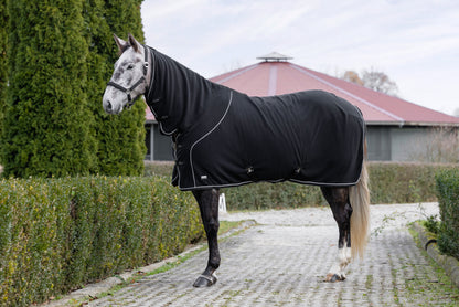 Pregrinjalo CovallieroTherm crno, z vratnim delom, 155 cm